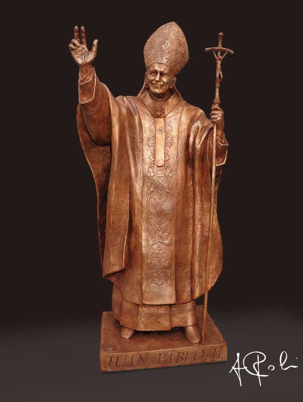 Sculpture of Pope John Paul II